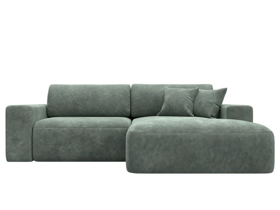 Диваны угловые в гостиную, Диван угловой Лига-036 НПБ Классик правый угол, велюр BRUT 