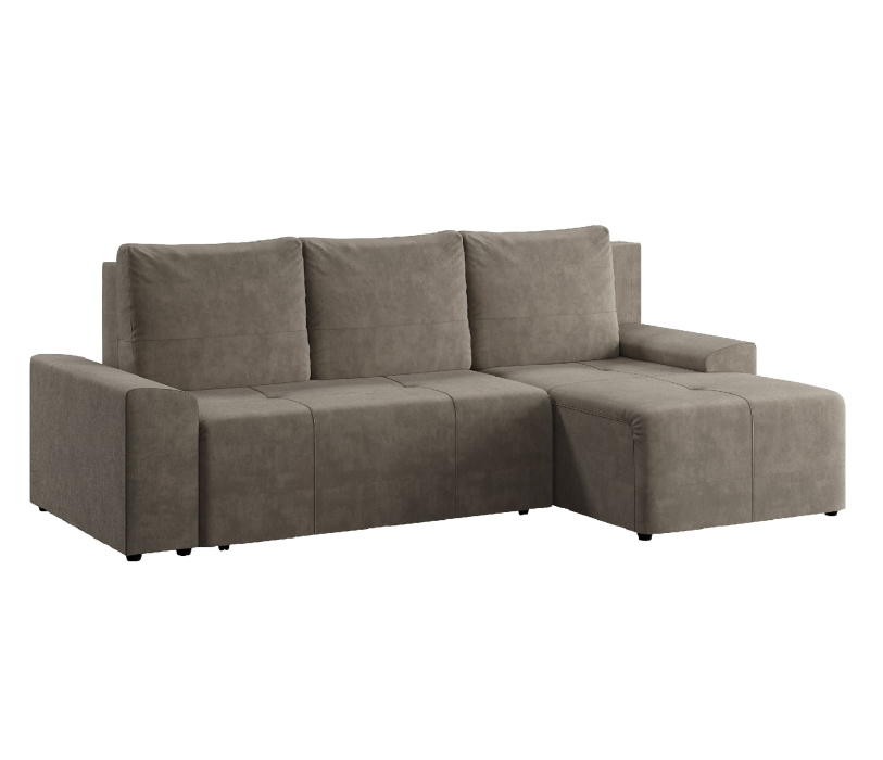 Диваны угловые в гостиную, Диван угловой Альмисса Велюр