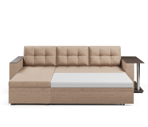 Диван-кровать угловой Атланта со столом дельфин,рогожка