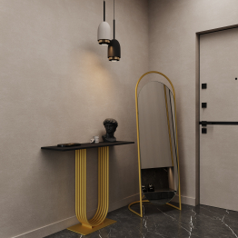 Напольное зеркало GENGLASS Evelum в металлической раме