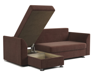 Угловой диван Ария Скала левый велюр