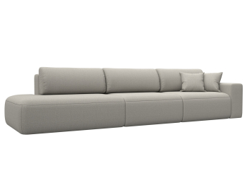 Диван прямой Лига-036 НПБ Модерн Лонг подлокотник справа, рогожка Амур