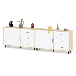 Тумба-комод с двумя дверками и шестью ящиками 122-1504