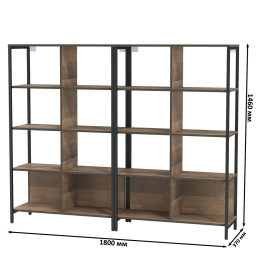 Два широких стеллажа Трувор 13.151.02