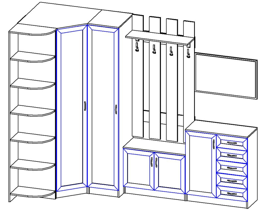 Угловые, Композиция ГОРИЗОНТ Р-18