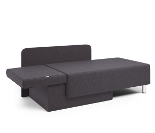 Кушетка Леон левый, рогожка