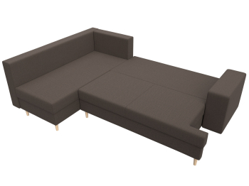 Диван угловой Сильвана левый угол, рогожка Амур