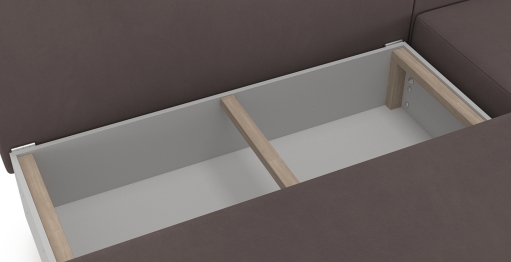 Угловой диван Каир Lux, велюр, правый