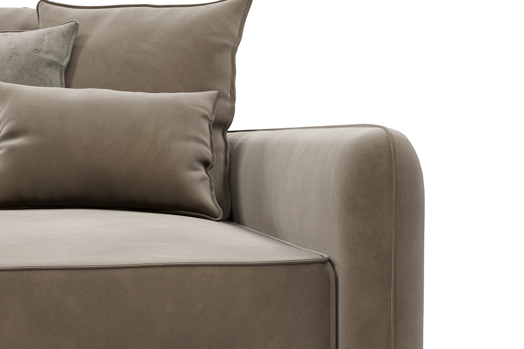 Диваны угловые в гостиную, Диван угловой ПОРТЛЕНД с банкеткой