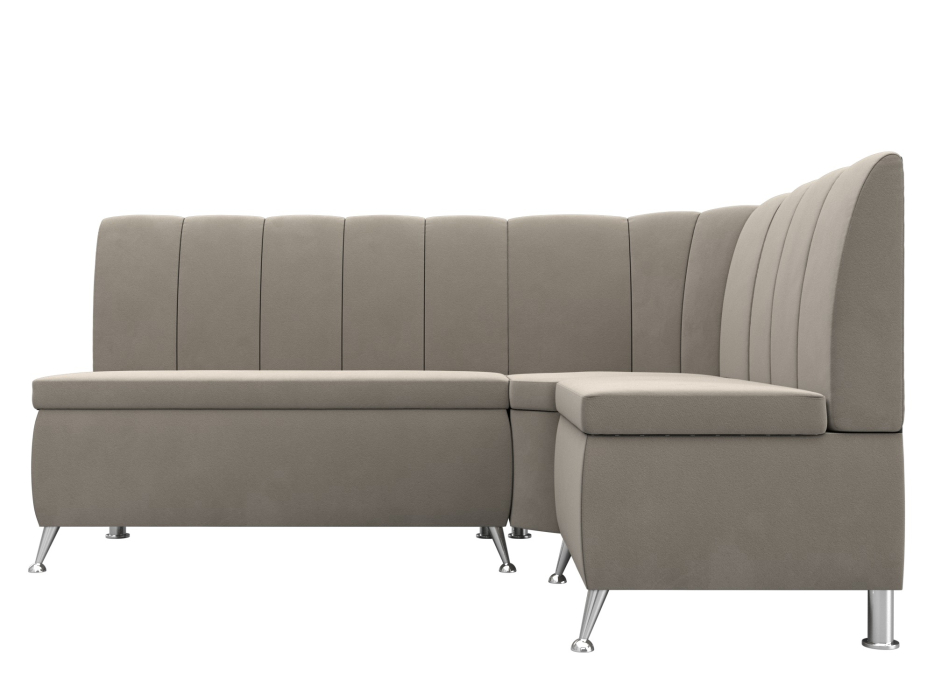 Диваны угловые кухонные, Диван кухонный угловой Кантри правый угол, микровельвет