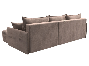 Диван угловой Лига-054 НПБ угол универсальный, велюр TOWER