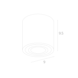 Потолочный светильник GALOPIN круг