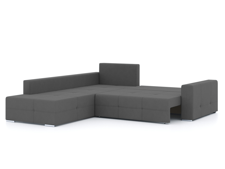 Диваны угловые в гостиную, Диван-кровать угловой Леос НПБ, велюр