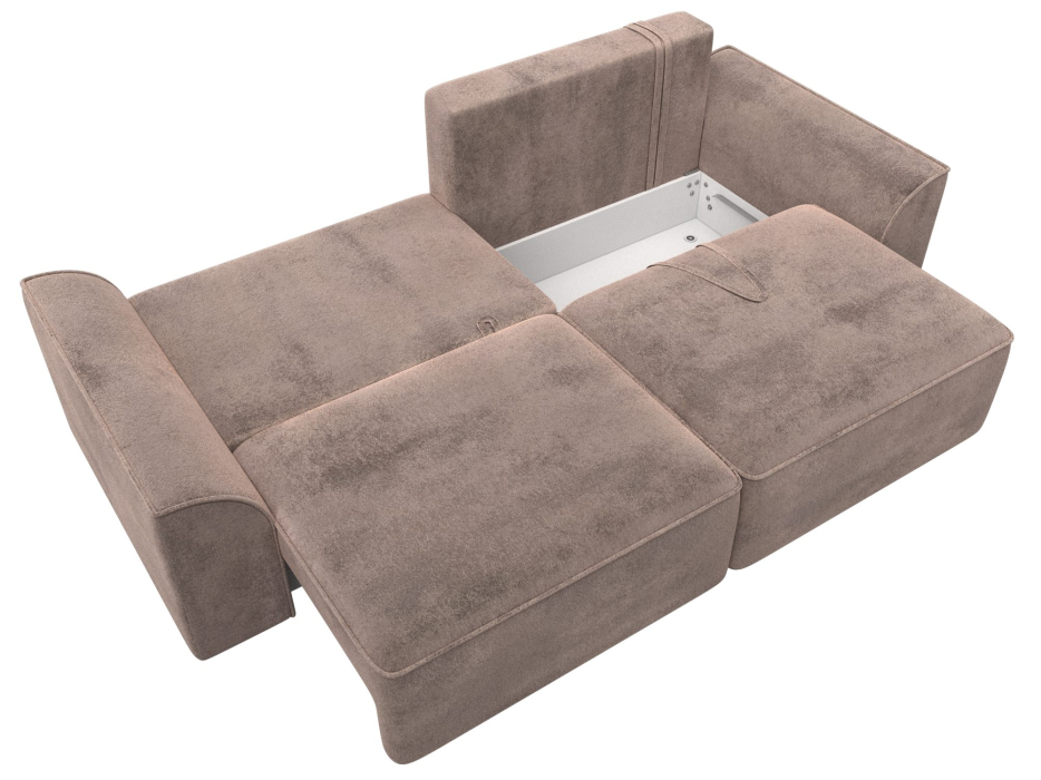 Диваны еврокнижки, Диван прямой Лига-048 НПБ, велюр TOWER