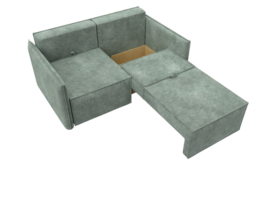 Диваны кровати со спальным местом, Диван прямой Либерти мини, велюр BRUT