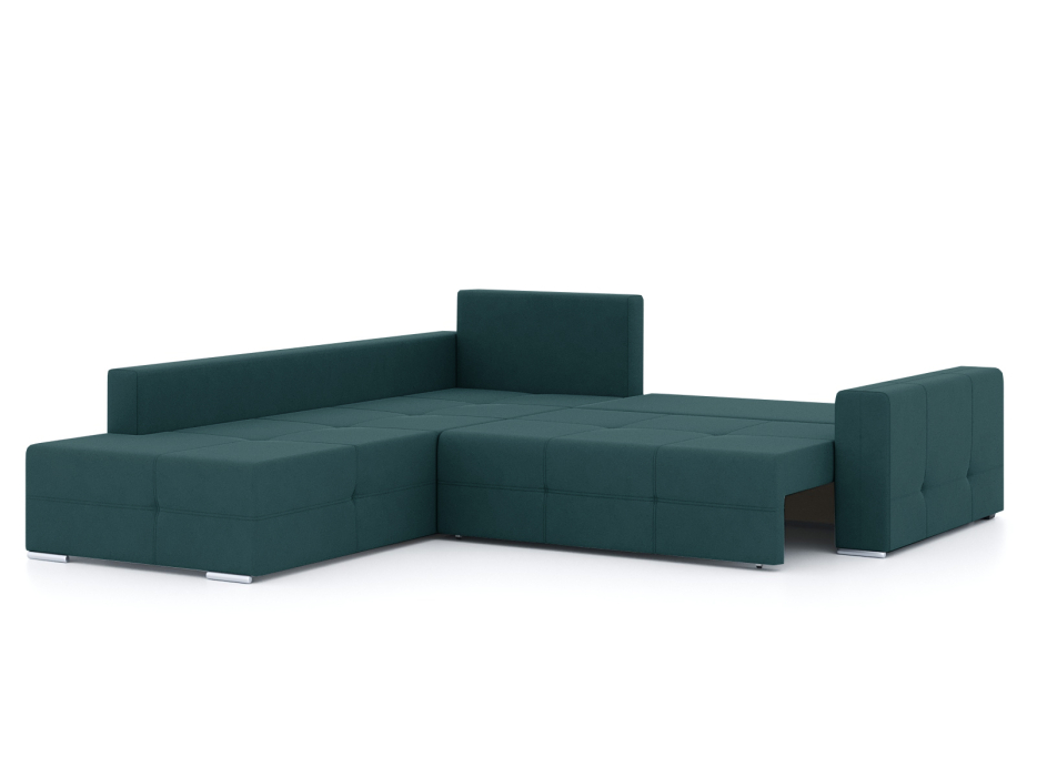 Диваны угловые в гостиную, Диван-кровать угловой Леос НПБ, велюр