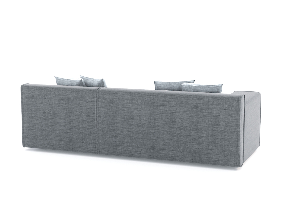 Диваны угловые в гостиную, Диван угловой Чикаго без механизма, рогожка