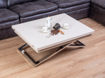 Стол-трансформер Cross (нержавеющая сталь)