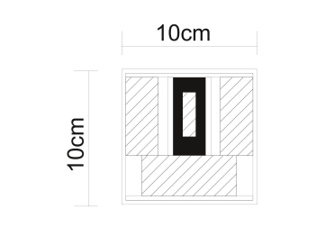 Уличный настенный светильник RULLO