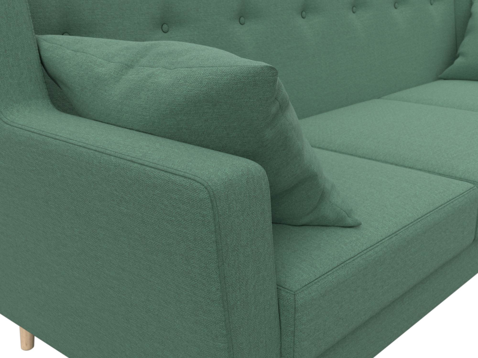 Диваны прямые кухонные, Диван кухонный прямой Брайтон 3, рогожка Амур