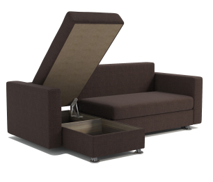 Угловой диван Ария левый, рогожка