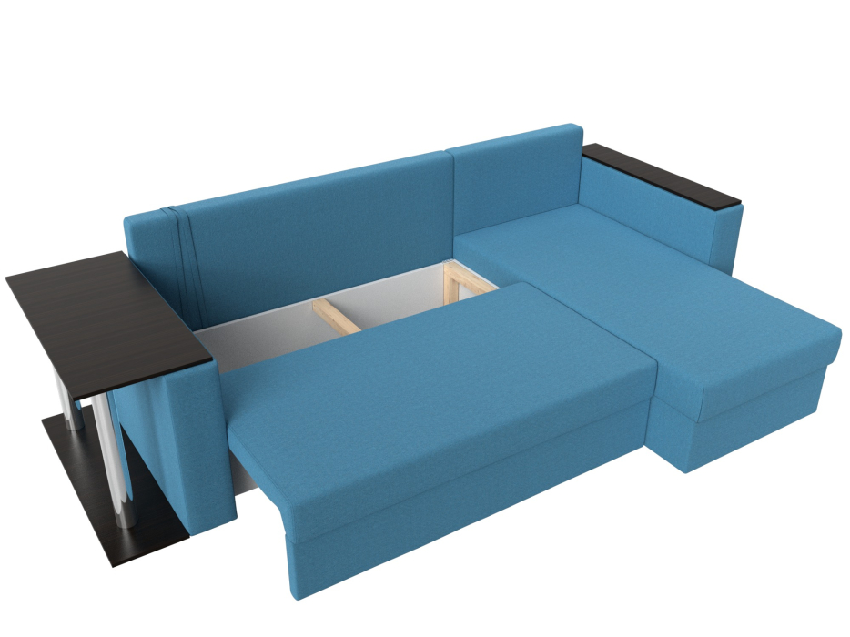 Диваны угловые в гостиную, Угловой диван Атланта правый угол, рогожка Амур