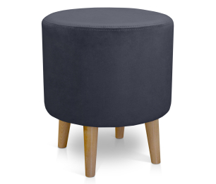 Пуфик круглый Ронд на высоких ножках, микровелюр