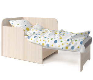 Кушетка детская Мелодия левая, рогожка