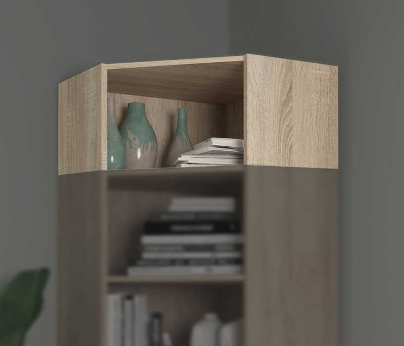 Открытые, Надстройка Бетти угловая 550х550х280х350