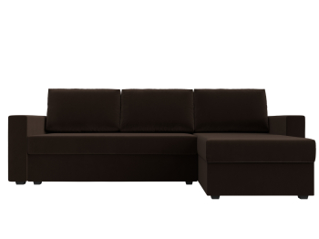 Угловой диван Траумберг Лайт правый угол, микровельвет