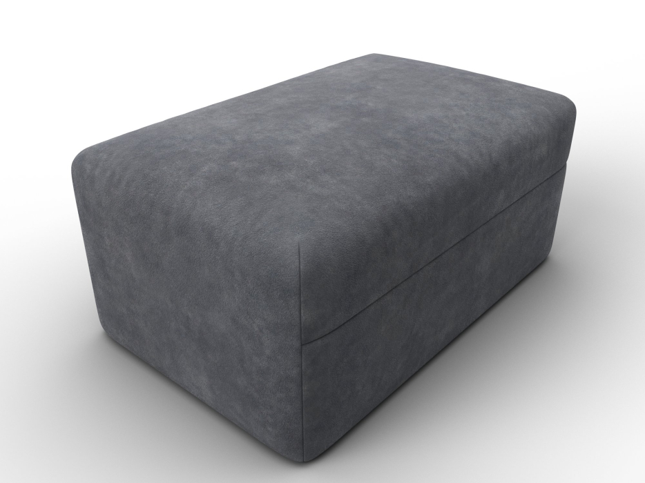 Пуф в прихожую, Модуль пуф Лига-060 НПБ, велюр BRUT