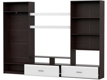 Гостиная Jimenez дуб венге / белый глянец