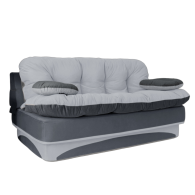 Дизайнерские диваны для гостиной, Бескаркасный диван-кровать Клиффорд 1950*930 мм велюр