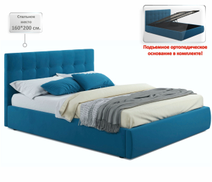 Мягкая кровать Selesta 1600 с подъемным механизмом