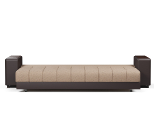 Диван прямой Дубай еврокнижка рогожка+экокожа