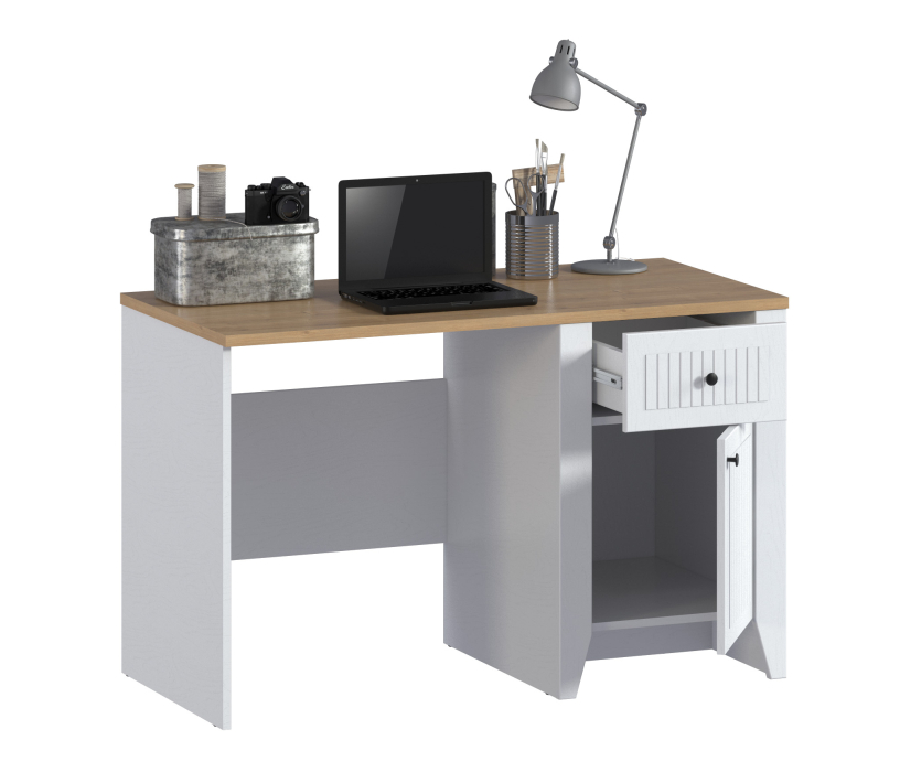 Спальные гарнитуры, Набор для спальни Монтана Белый Альпийский,Дуб Гамильтон/МДФ Дуб Белый