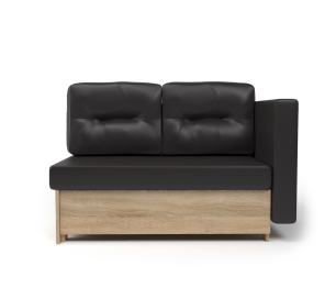 Кушетка Гамма 120 правый, экокожа