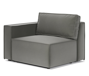 Диван модульный Шарм 25 116х95х70 см, левый, велюр