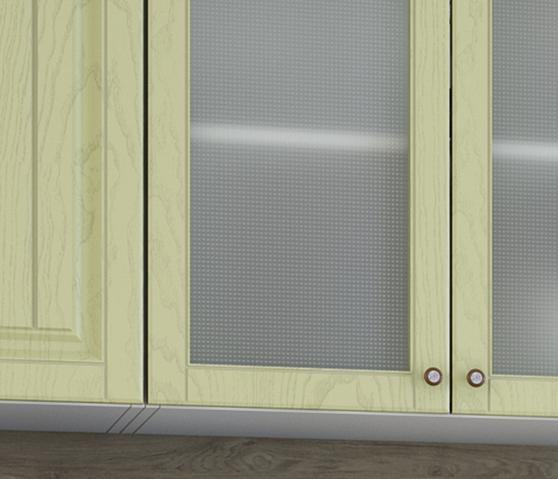 Кухонные гарнитуры, Кухня Хозяюшка 2,0 м Фисташка МДФ