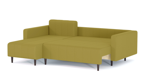 Диван-кровать угловой Мартиника пантограф, велюр