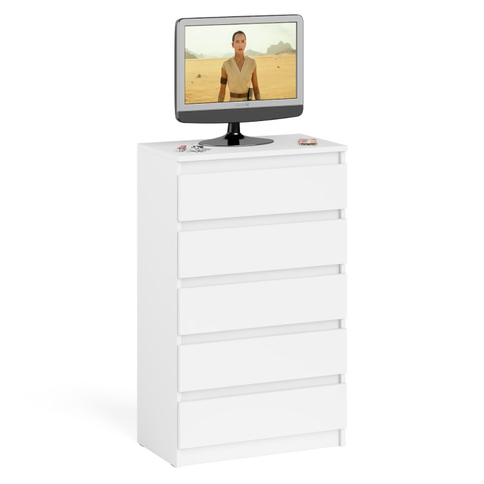 Комоды, Узкий комод пять ящиков Мори МК700.5