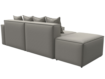 Диван угловой модульный Лига-063 угол правый, рогожка Амур