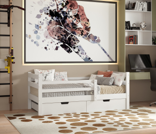 Кровать Джерри 90*200, массив сосны