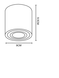 Потолочный светильник GALOPIN круг
