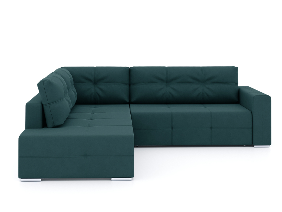 Диваны угловые в гостиную, Диван-кровать угловой Леос НПБ, велюр