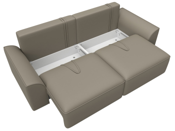 Диван прямой Лига-048 НПБ, экокожа GRIFON