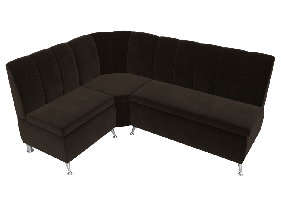 Диваны угловые кухонные, Диван кухонный угловой Кантри левый угол, микровельвет