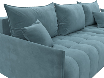 Диван угловой Лига-054 НПБ угол универсальный, велюр SEVEN