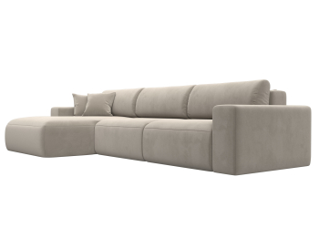 Диван угловой Лига-036 Классик Лонг левый угол, микровельвет