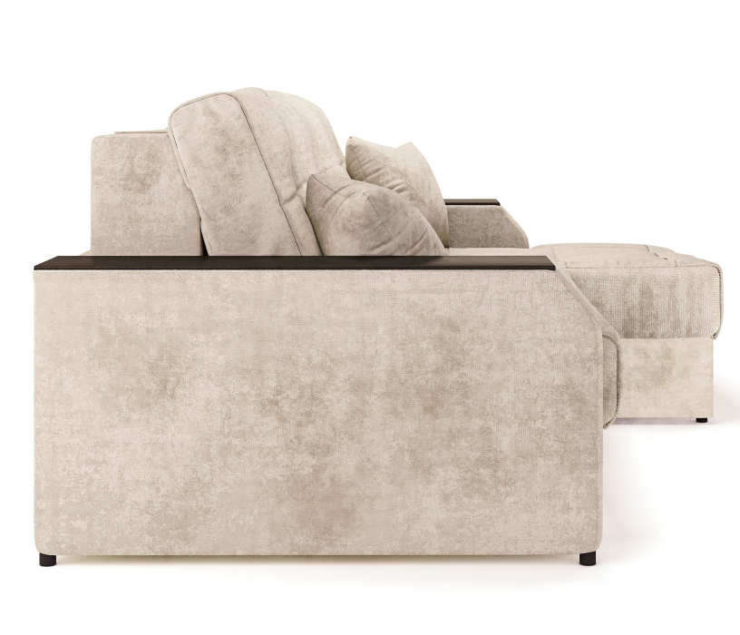 Диваны угловые в гостиную, Угловой диван-кровать Лас-Вегас правый, шенилл